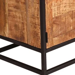 Waschbecken Unterschrank aus Massivholz - Evradon