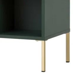 Waschbeckenschrank in Dunkelgrün & Gold - Aqua