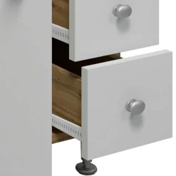 Waschbeckenschrank mit drei Schubladen & Tür - Nelani I