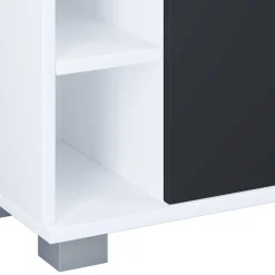 Waschbeckenschrank mit Tür und sechs Fächern - Musone