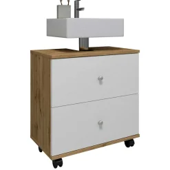 Waschbeckenschrank mit zwei Schubladen - Nelani