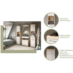 Waschbeckenunterschrank 60 cm breit - Calbanyara