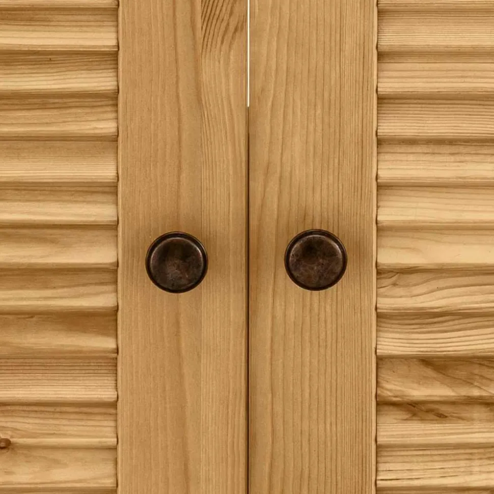 Waschbeckenunterschrank aus Kiefer Massivholz - Zavieca