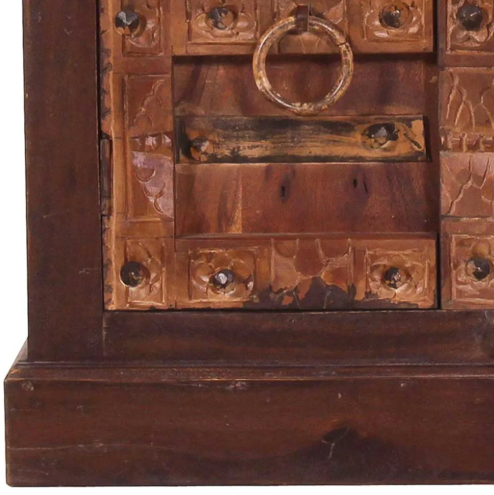 Waschbeckenunterschrank aus Recyclingholz - Solapura