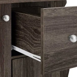 Waschbeckenunterschrank in Eiche Grau Holz Dekor - Fionora