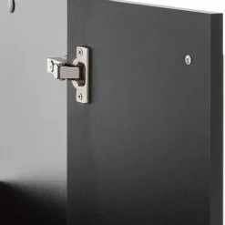 Waschbeckenunterschrank in Schwarz & Gold - Vulcanisa