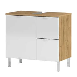 Waschbeckenunterschrank in Weiß Glanz - Narilos