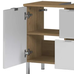 Waschbeckenunterschrank in Weiß Glanz - Narilos