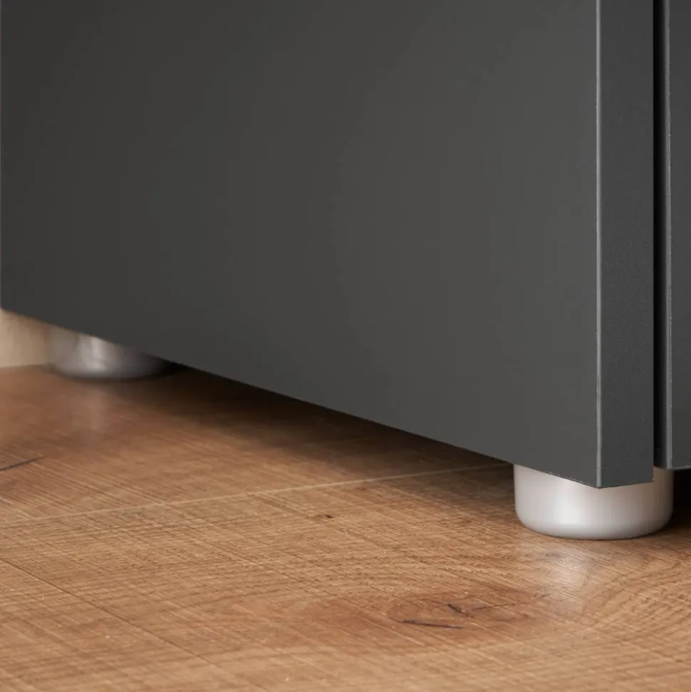 Waschbeckenunterschrank in Anthrazit - Ahilav