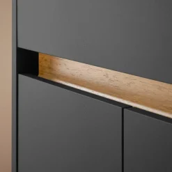 Waschbeckenunterschrank in Anthrazit - Ahilav