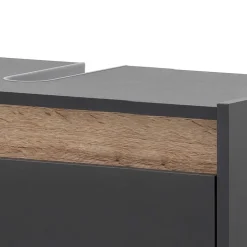 Waschbeckenunterschrank in Anthrazit & Wildeiche - Marcius