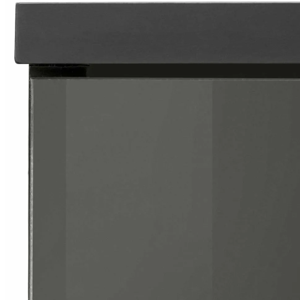 Waschbeckenunterschrank in Grau glänzend - Ulivia