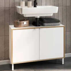 Waschbeckenunterschrank in Weiß - Nadals