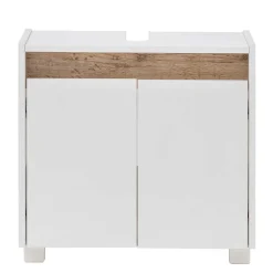 Waschbeckenunterschrank in Weiß & Wildeiche - Etravia