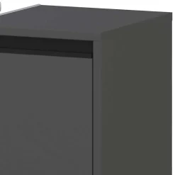 Waschbeckenunterschrank in Dunkelgrau - Rufu