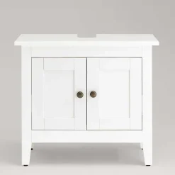 Waschbeckenunterschrank in Weiß lasiert - Lousias