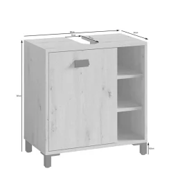 Waschbecken-Unterschrank in Wildeiche - Eleore