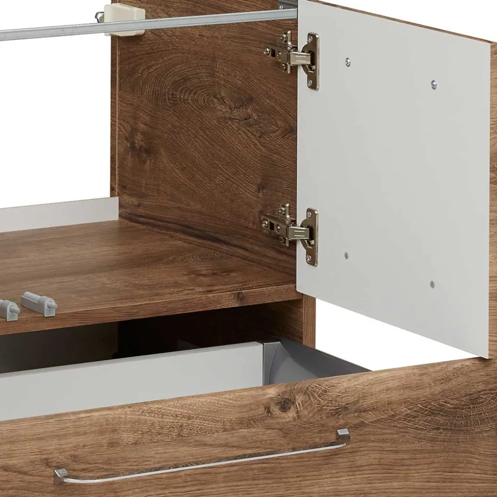 Waschkommode mit Glas-Waschbecken - Miss X