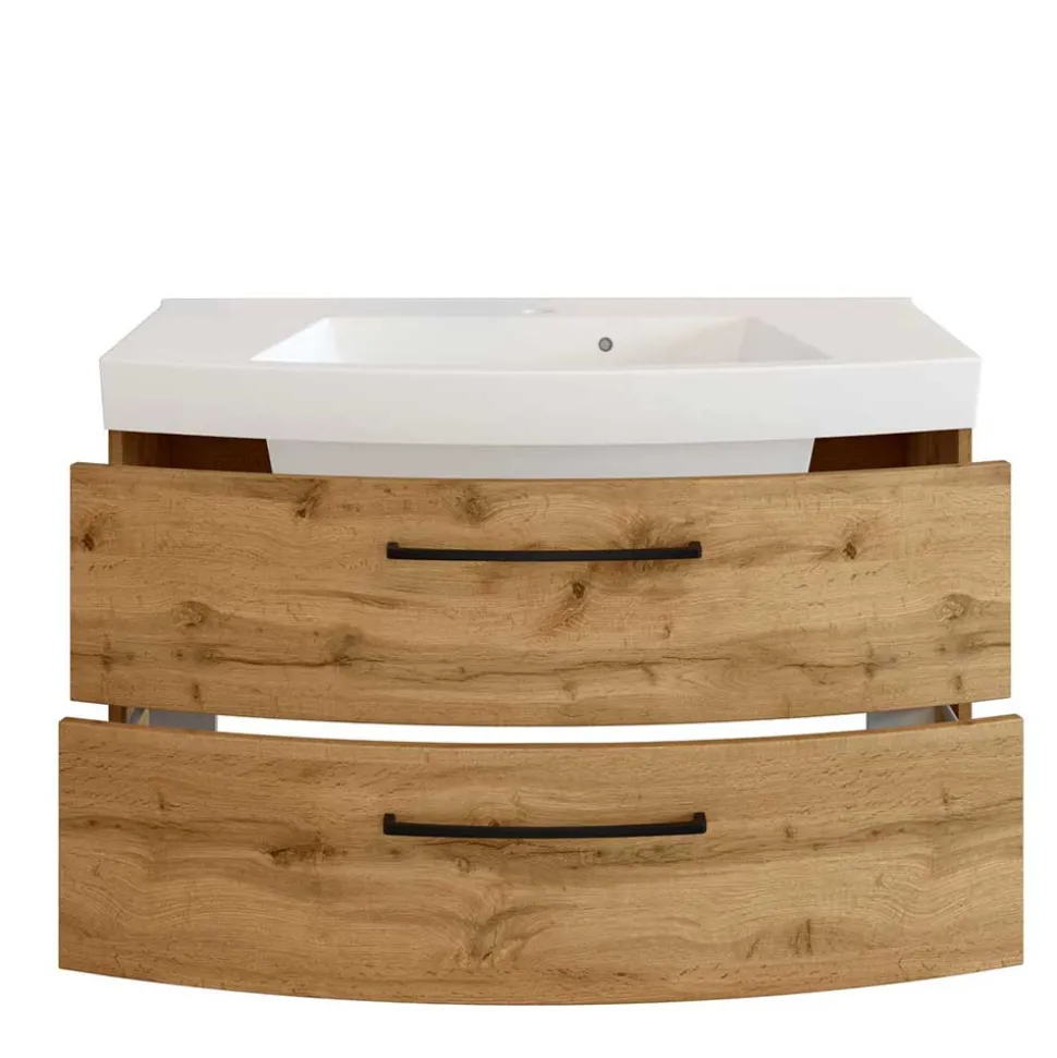 Waschkonsole in Holzdekor Wildeiche - Arazony