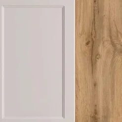 Waschkonsole und Spiegelschrank Set - Trioto (zweiteilig)