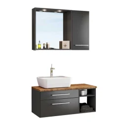 Waschplatz Ausstattung in Grau - Estregos (dreiteilig)