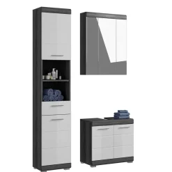 Waschplatz Einrichtung & Hochschrank - Nancys (dreiteilig)