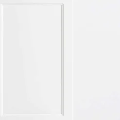 Waschplatz Einrichtung in Weiß mit Wildeiche - Gyatso (zweiteilig)