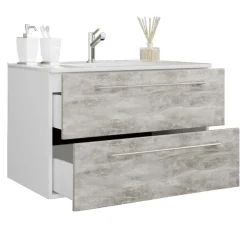 Waschplatz Kombi in Betonoptik - Salvadore (zweiteilig)