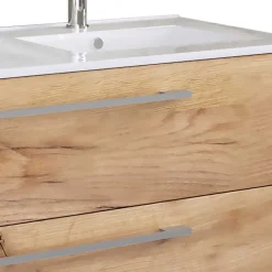 Waschplatz Kombination in Wildeiche Honig - Ursela (zweiteilig)