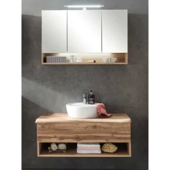 Waschplatz Kombination in Holzoptik - Tofias (zweiteilig)