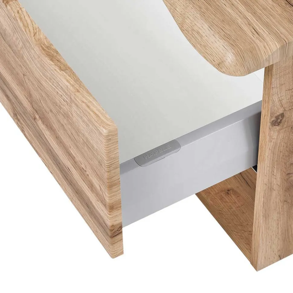 Waschplatz Kombination in Holzoptik - Tofias (zweiteilig)