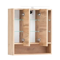 Waschplatz Kombination in Holzoptik - Tofias (zweiteilig)