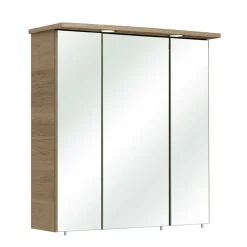 Waschplatz Möbelset in Holzoptik - Lemi (zweiteilig)