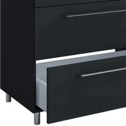 Waschplatz mit Spiegel & Schränken - Gloriella (vierteilig)