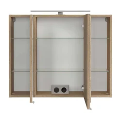 Waschplatz und Midischrank Set - Vibulam (dreiteilig)