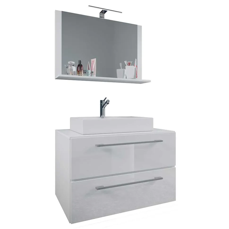 Waschplatz zum Aufhängen fürs Bad - Ipsum (zweiteilig)