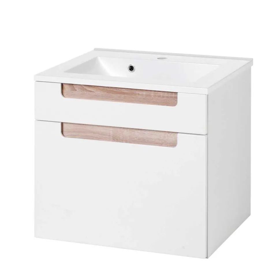 Waschtisch Hängeschrank Tymos in Weiß