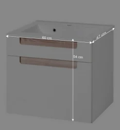 Waschtisch Hängeschrank Tymos in Weiß