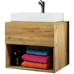 Waschtisch in Holzoptik Wildeiche Honig - Toulon