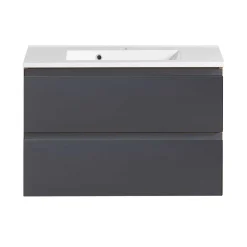 Waschtisch in mattem Grau & Wildeiche - Jambi