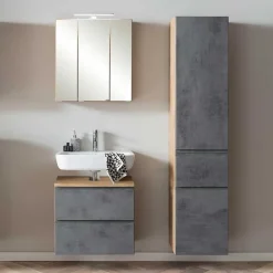 Waschtisch Kombi plus Hochschrank - Mia (dreiteilig)