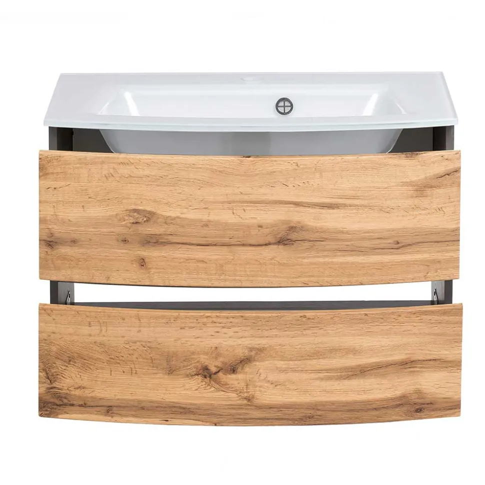 Waschtisch Konsole mit eingelassenem Becken - Vandija