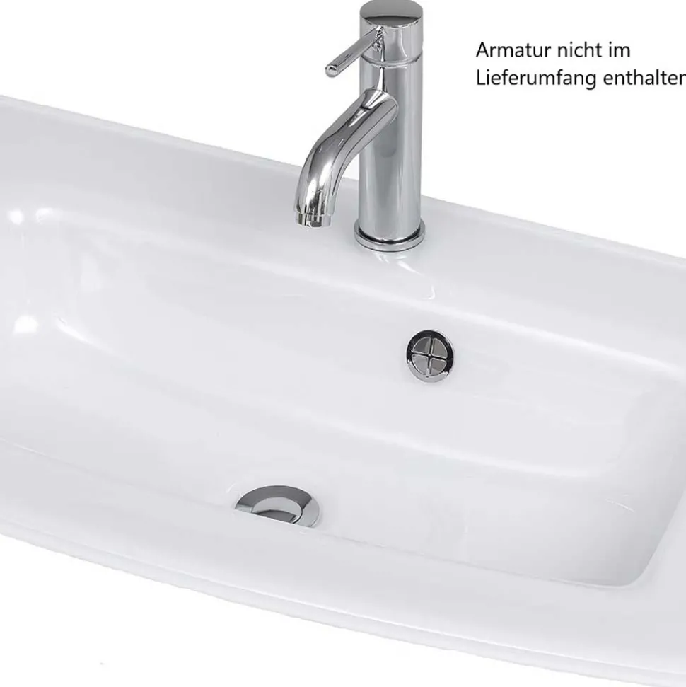 Waschtisch Konsole mit eingelassenem Becken - Vandija