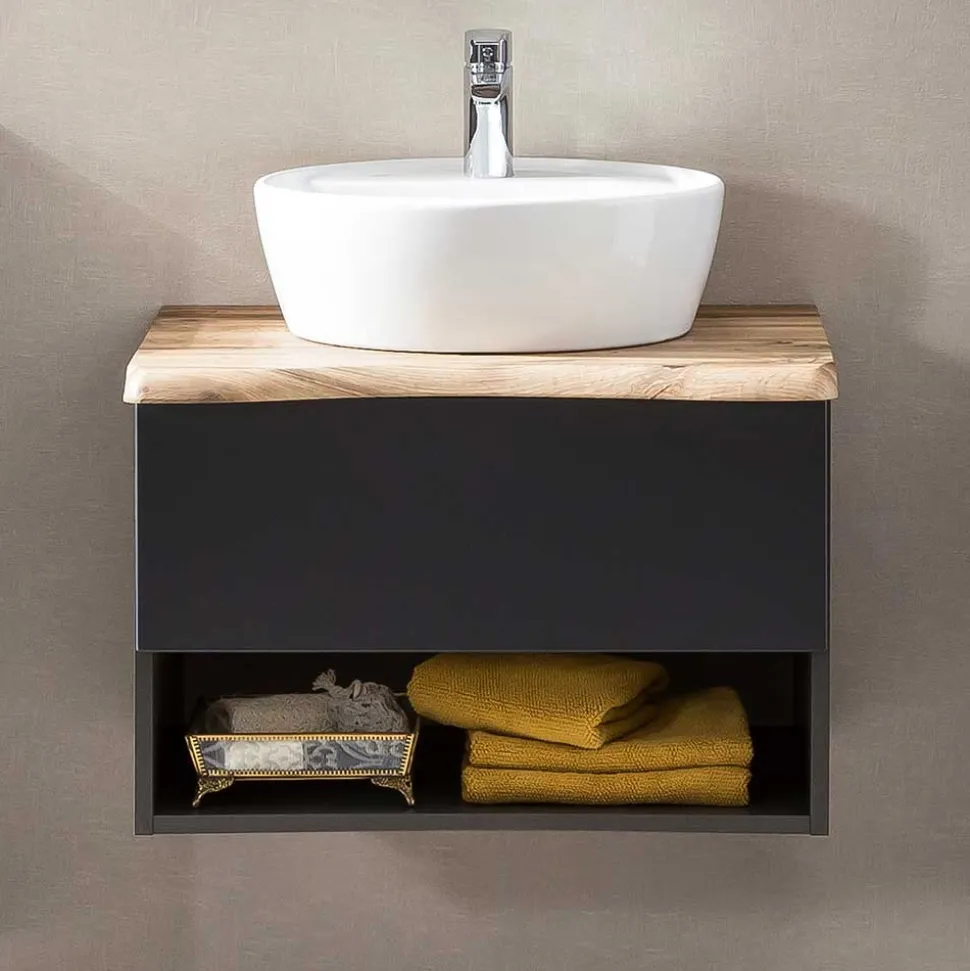 Waschtisch mit Aufsatzbecken für die Wand - Breznia