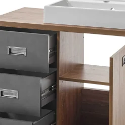 Waschtisch mit Aufsatzbecken 91 cm breit - Forawas