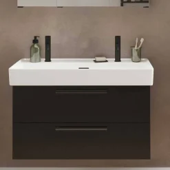 Waschtisch mit Becken für zwei Armaturen - Ostoro