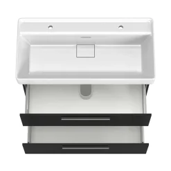 Waschtisch mit Becken für zwei Armaturen - Ostoro