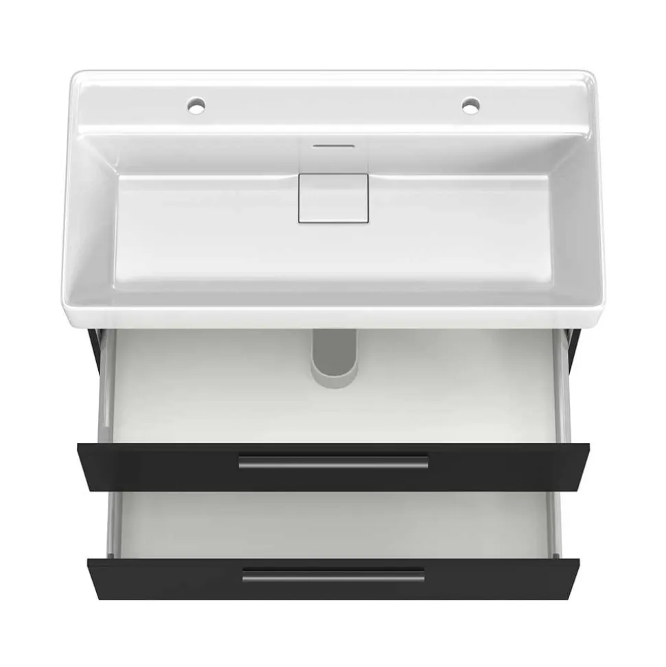 Waschtisch mit Becken für zwei Armaturen - Ostoro