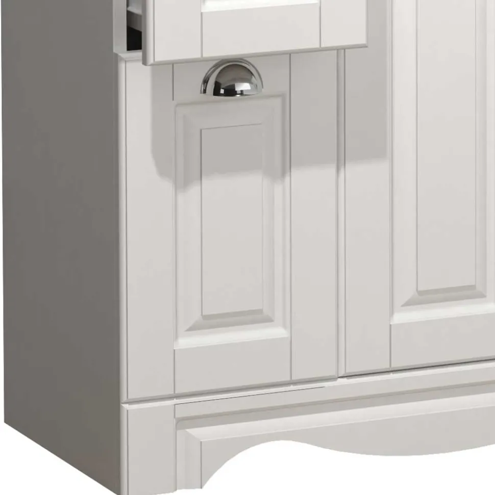 Waschtisch mit Becken in Weiß - klassisch - Akira