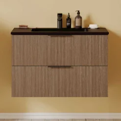 Waschtisch mit schwarzem Einbaubecken - Ucaida